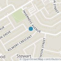 Map location of 4 BOWMOOR AVENUE, Ottawa, ON K2E6M4