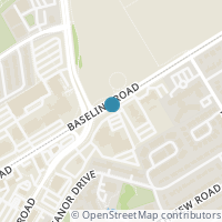 Map location of  