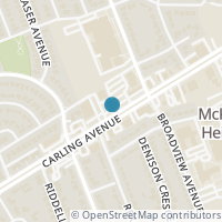 Map location of  