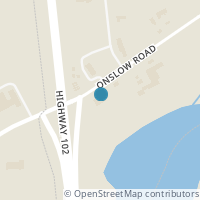 Map location of  