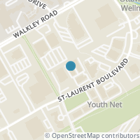 Map location of 301 2310 ST LAURENT BOULEVARD, Ottawa, ON K1G5H9