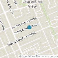 Map location of 288 DUNCAIRN AVENUE, Ottawa, ON K1Z7G9