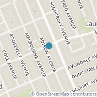 Map location of 551 EDISON AVENUE, Ottawa, ON K2A1V5