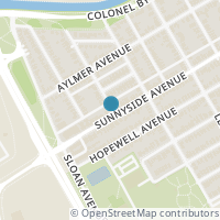 Map location of 463 SUNNYSIDE AVENUE, Ottawa, ON K1S0S8