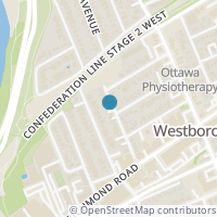 Map location of 358 WINSTON AVENUE, Ottawa, ON K2A1Y5