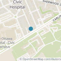 Map location of 6 GWYNNE AVENUE, Ottawa, ON K1Y1W9