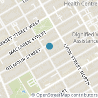 Map location of 558 GILMOUR STREET, Ottawa, ON K1R5L6