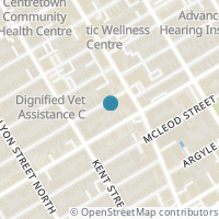 Map location of 24 FLORENCE STREET, Ottawa, ON K2P0W7