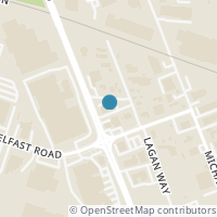 Map location of  