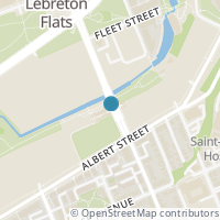 Map location of  