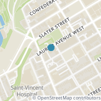 Map location of 570 LAURIER AVENUE W UNIT#1605, Ottawa, ON K1R1C8