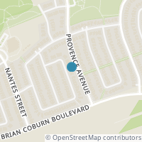 Map location of 1436 COMFREY CRESCENT, Ottawa, ON K4A0L8