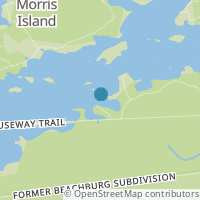 Map location of  