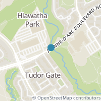 Map location of  