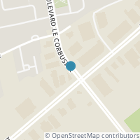 Map location of  