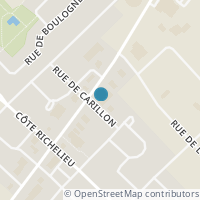 Map location of  