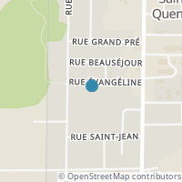 Map location of 17 Evangeline Street, Saint Quentin, NB E8A1M8