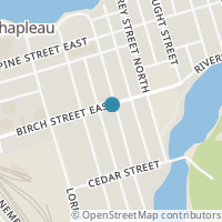 Map location of 85 Birch ST, Chapleau, ON P0M1K0