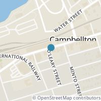 Map location of  