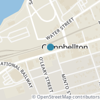 Map location of  