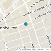 Map location of  