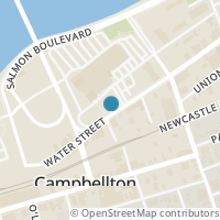 Map location of  