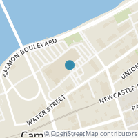 Map location of  