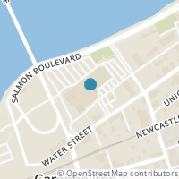 Map location of  