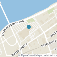 Map location of  