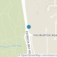 Map location of  