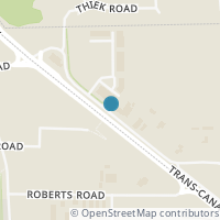 Map location of  