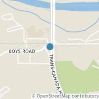 Map location of  