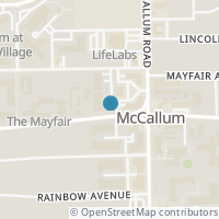 Map location of  