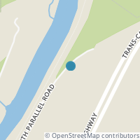 Map location of  