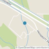 Map location of  