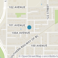 Map location of 10088 121 STREET, Surrey, BC V3V4K5