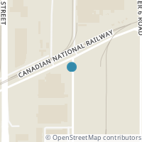 Map location of  