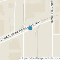 Map location of  