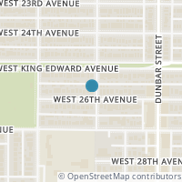 Map location of 3803 W 26TH AVENUE, Vancouver, BC V6S1P3