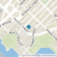 Map location of A505 431 PACIFIC STREET, Vancouver, BC V6Z2P6