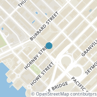 Map location of TH1392 HORNBY STREET, Vancouver, BC V6Z1C3