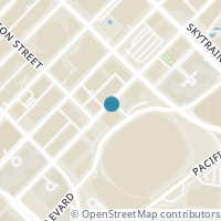 Map location of 0000 CONFIDENTIAL STREET, Vancouver, BC V0V0V0