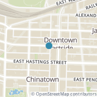 Map location of 810 150 E CORDOVA STREET, Vancouver, BC V6A0E7