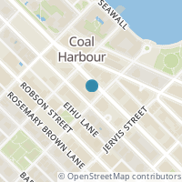 Map location of 406 1420 W GEORGIA STREET, Vancouver, BC V6G3K4