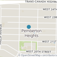 Map location of 1239 W 22ND STREET, North Vancouver, BC V7P2G2