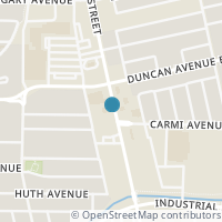 Map location of  