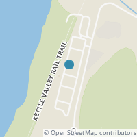 Map location of  