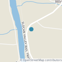 Map location of  