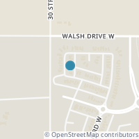 Map location of 306 Crocus Terrace W, Lethbridge, AB T1J5J8