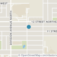 Map location of 1101 1 Avenue NE, Medicine Hat, AB T1A5Z5